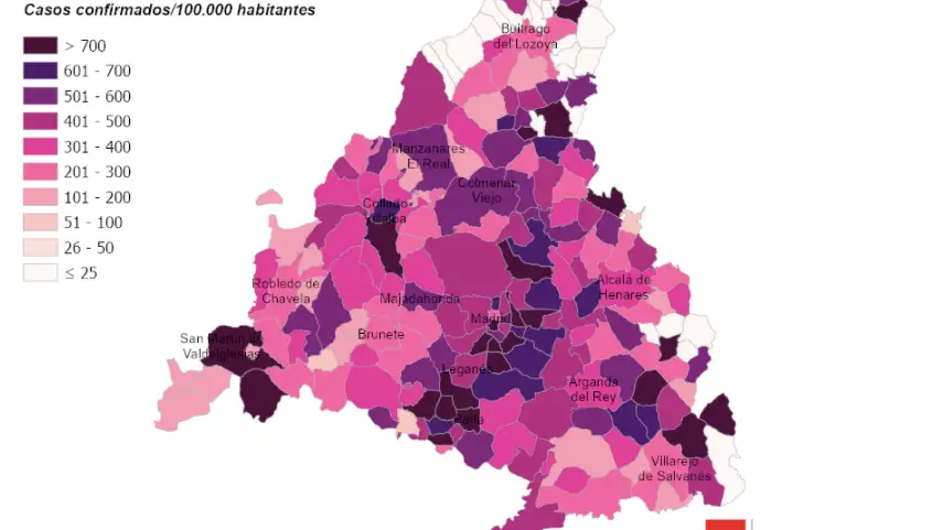 Situaci&oacute;n epidemiol&oacute;gica del coronavirus en la Comunidad de Madrid