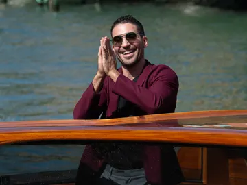 Miguel Ángel Silvestre durante el Festival de Cine de Venecia  Miguel Ángel Silvestre durante el Festival de Cine de Venecia