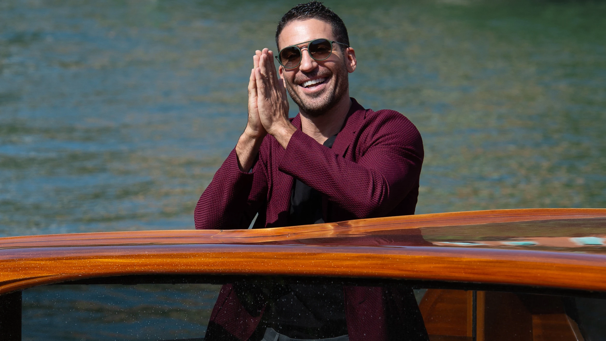 Miguel Ángel Silvestre durante el Festival de Cine de Venecia Miguel Ángel Silvestre durante el Festival de Cine de Venecia