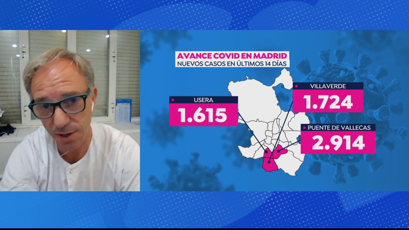 El médico González Armengol desaconseja reabrir IFEMA ante la falta de personal sanitario