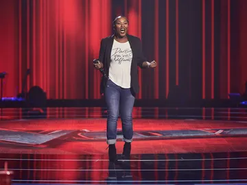 Lilian Hergueta en 'La Voz' Lilian Hergueta en 'La Voz'