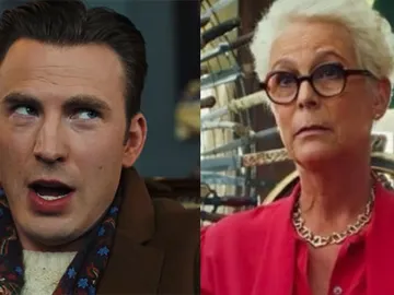 Chris Evans y Jamie Lee Curtis en 'Puñales por la espalda' Chris Evans y Jamie Lee Curtis en 'Puñales por la espalda'