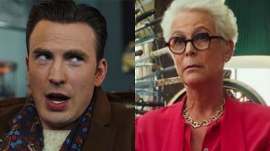 La reacción de Jamie Lee Curtis, la 'madre' de Chris Evans en 'Puñales por la espalda', a su foto desnudo