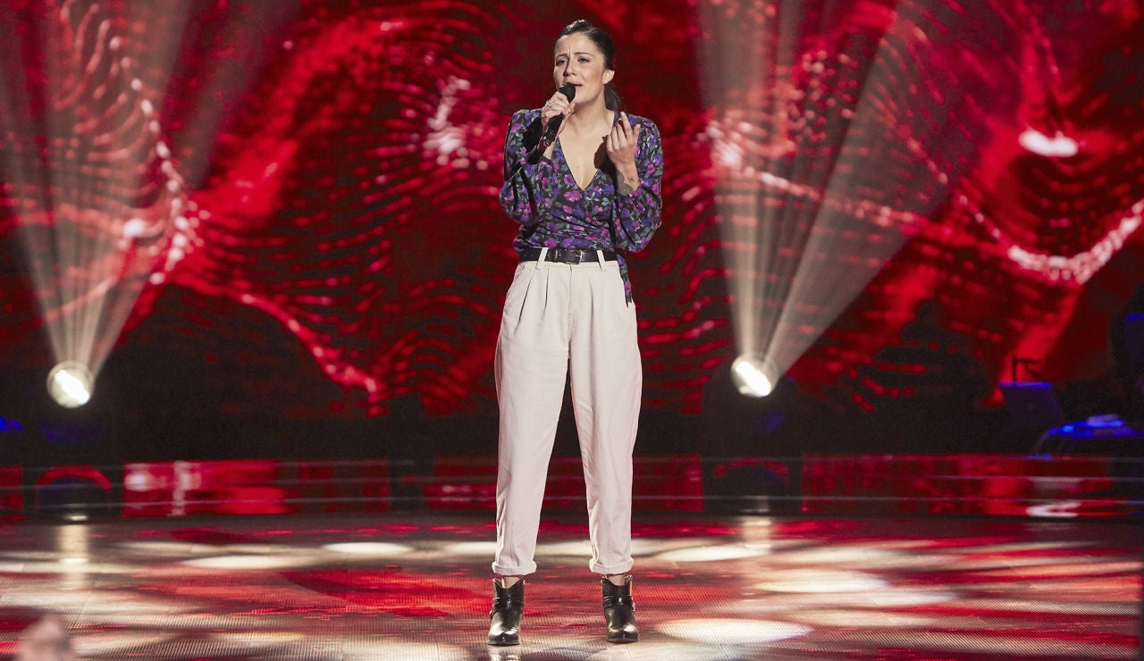 María Cortés en 'La Voz' María Cortés en 'La Voz'