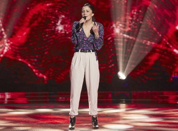 María Cortés en 'La Voz'