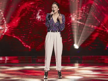 María Cortés en 'La Voz' María Cortés en 'La Voz'