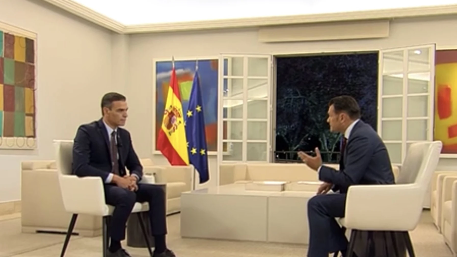 El presidente del Gobierno, Pedro S&aacute;nchez, en laSexta Noche