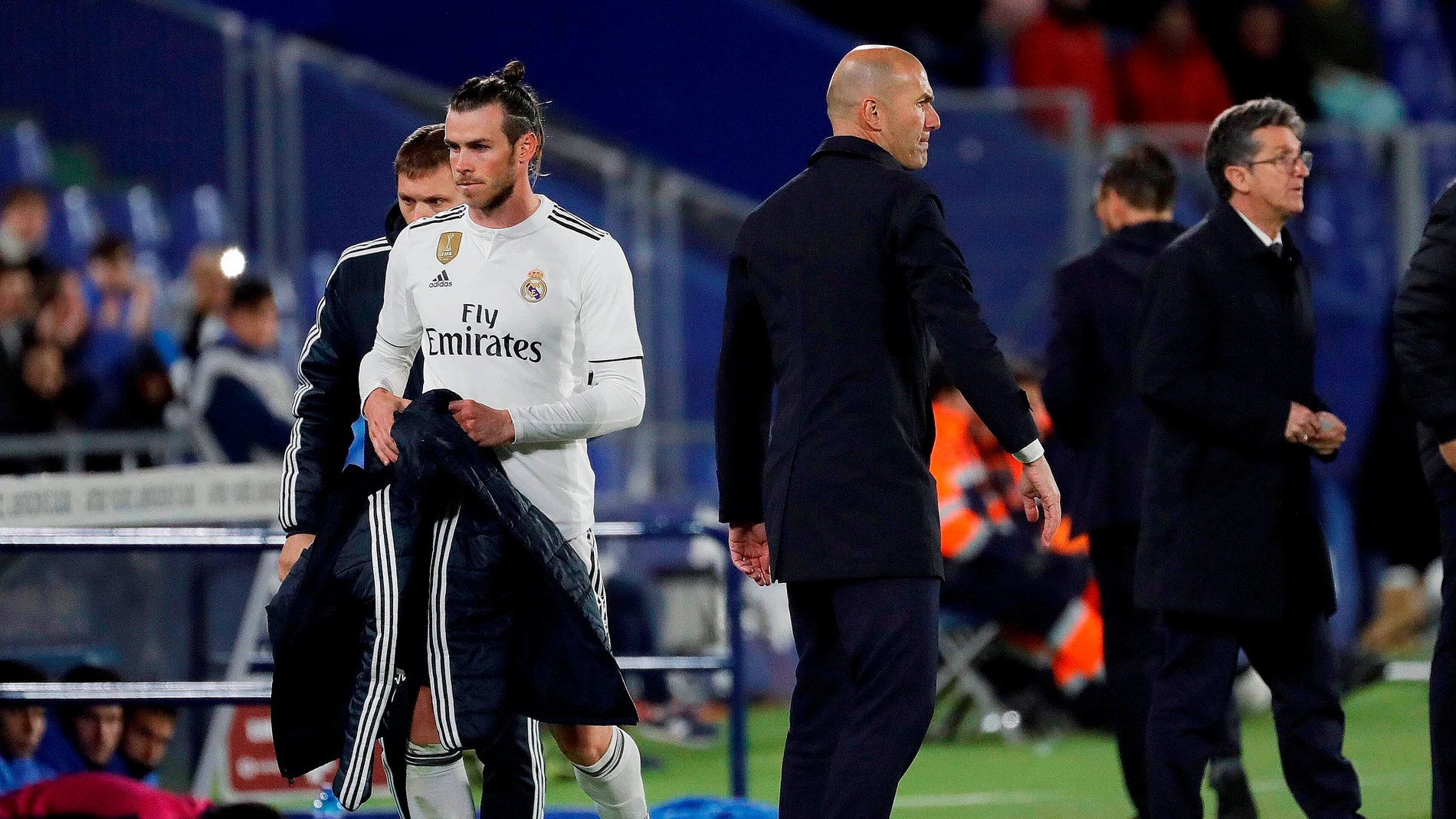 Bale y Zidane, durante un partido Bale y Zidane, durante un partido