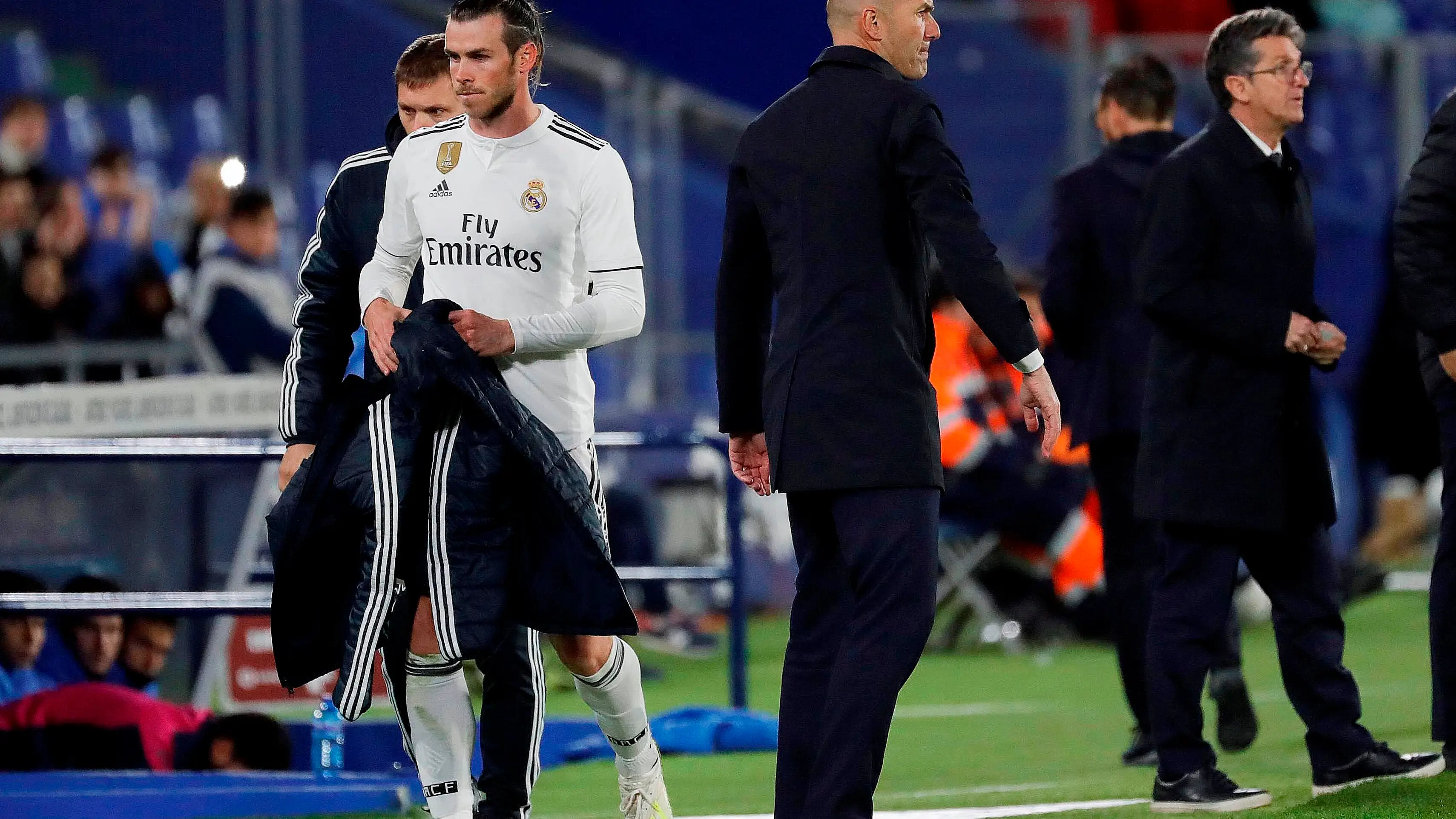 Bale y Zidane, durante un partido Bale y Zidane, durante un partido