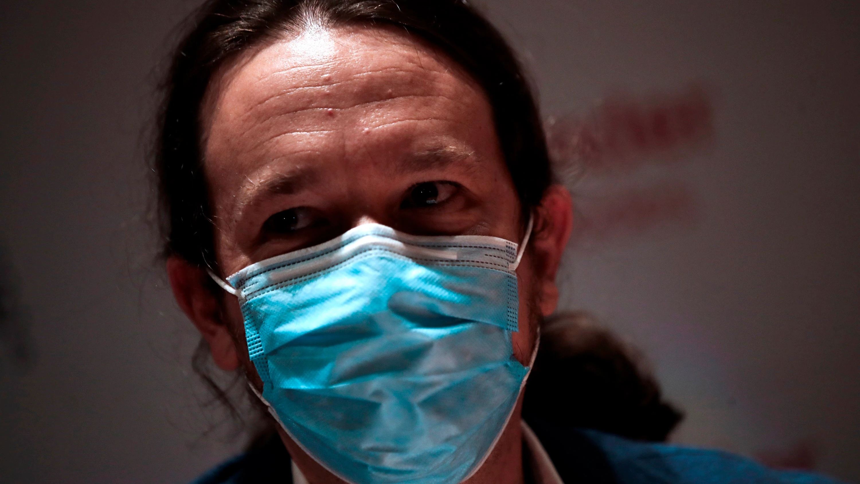 El secretario general de Podemos, Pablo Iglesias