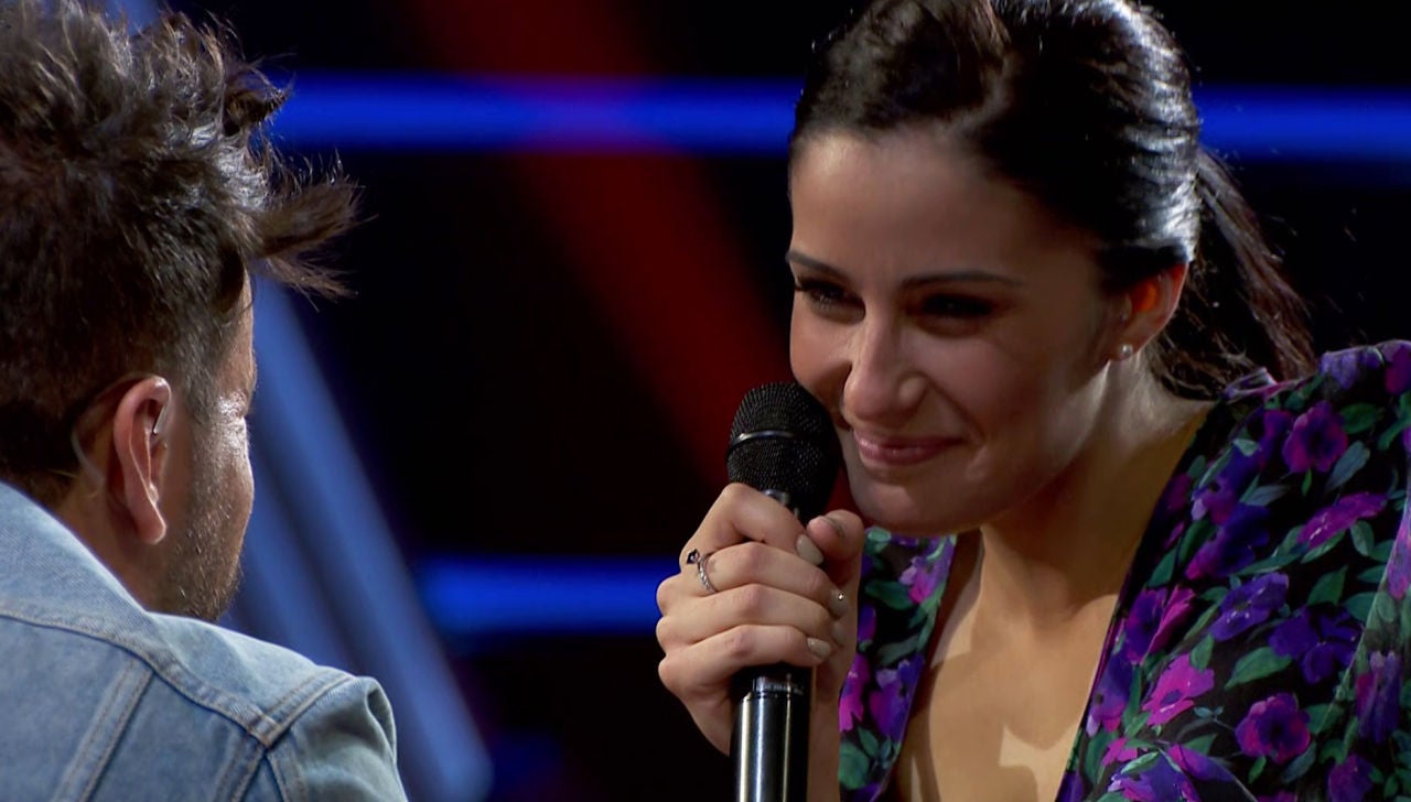 María Cortés se reencuentra con Pablo López un año después en 'La Voz' María Cortés se reencuentra con Pablo López un año después en 'La Voz'