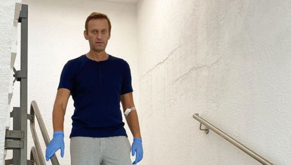 Navalni, en el hospital en el que lleva a cabo su recuperación