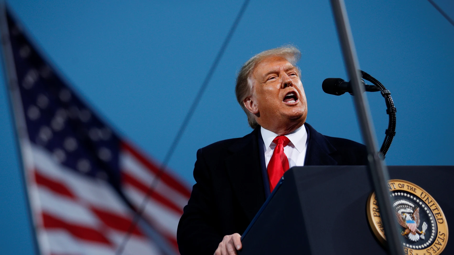 Donald Trump, durante un mitin en Fayetteville, Carolina del Norte Donald Trump, durante un mitin en Fayetteville, Carolina del Norte