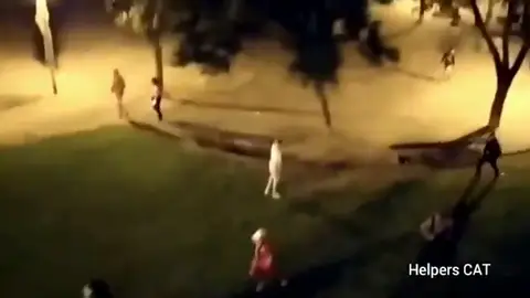 Pelea multitudinaria en Barcelona tras el intento de robo de un patinete eléctrico Pelea multitudinaria en Barcelona tras el intento de robo de un patinete eléctrico