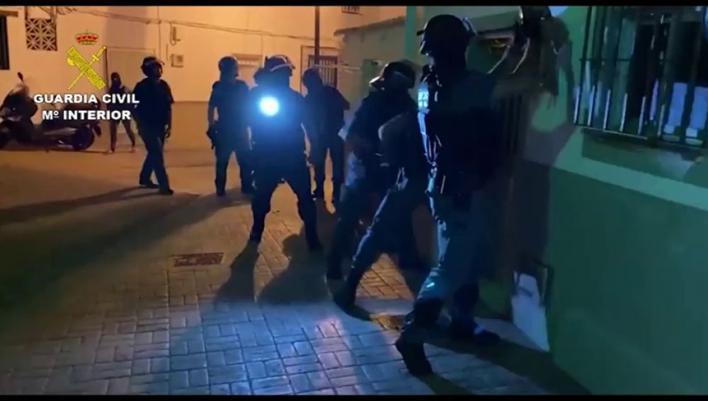 La Guardia Civil desarticula una red dedicada al narcotráfico en Campo de Gibraltar 