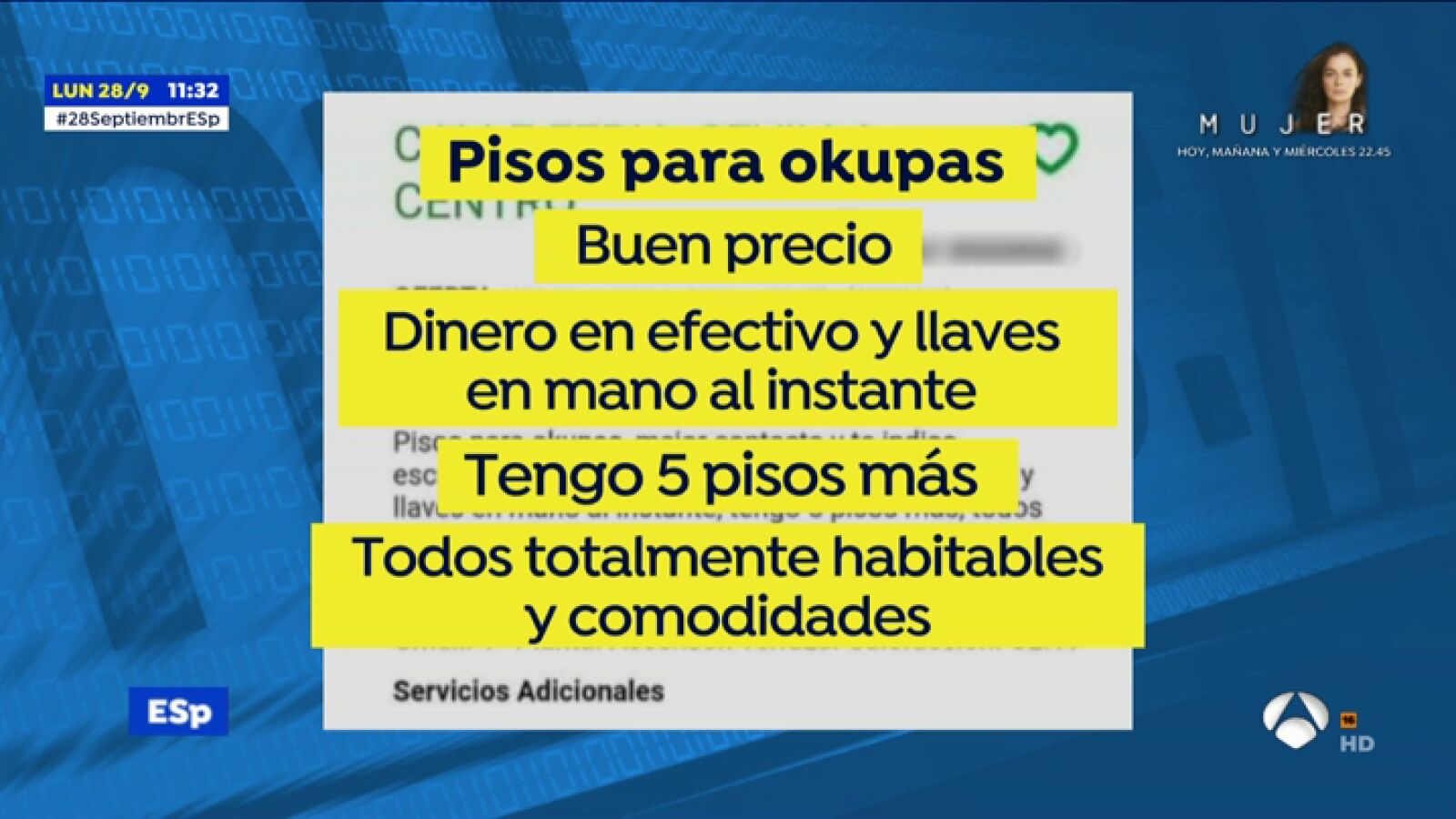 Una banda okupa pisos en Sevilla que después realquila en internet