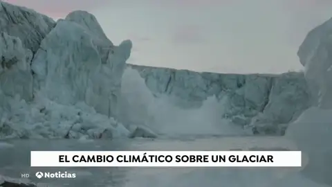 El impactante vídeo de las consecuencias del cambio climático sobre un glaciar en Noruega El impactante vídeo de las consecuencias del cambio climático sobre un glaciar en Noruega