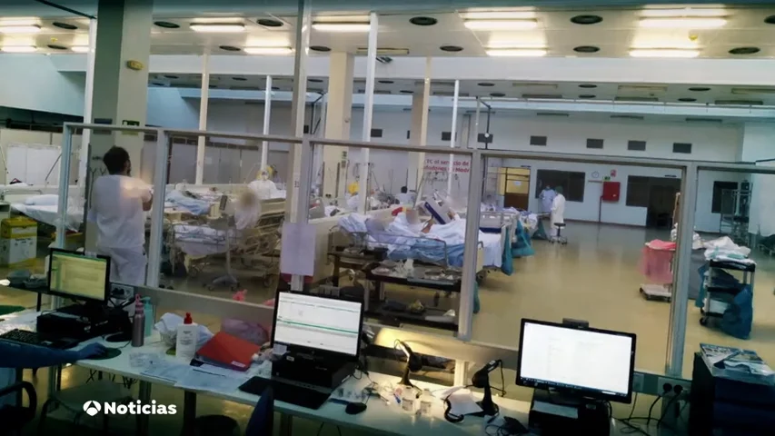 El hospital de La Paz de Madrid ya tiene enfermos de coronavirus en el gimnasio