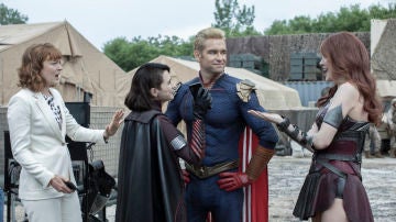 Stormfront, Patriota y Queen Maeve en 'The Boys'