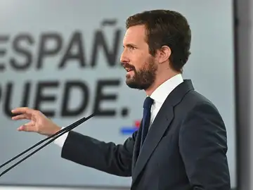 Pablo Casado: "La inhabilitación de Quim Torra es posible gracias a una denuncia del PP" Pablo Casado: "La inhabilitación de Quim Torra es posible gracias a una denuncia del PP"