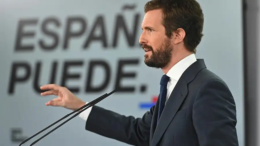 Pablo Casado: "La inhabilitación de Quim Torra es posible gracias a una denuncia del PP" Pablo Casado: "La inhabilitación de Quim Torra es posible gracias a una denuncia del PP"