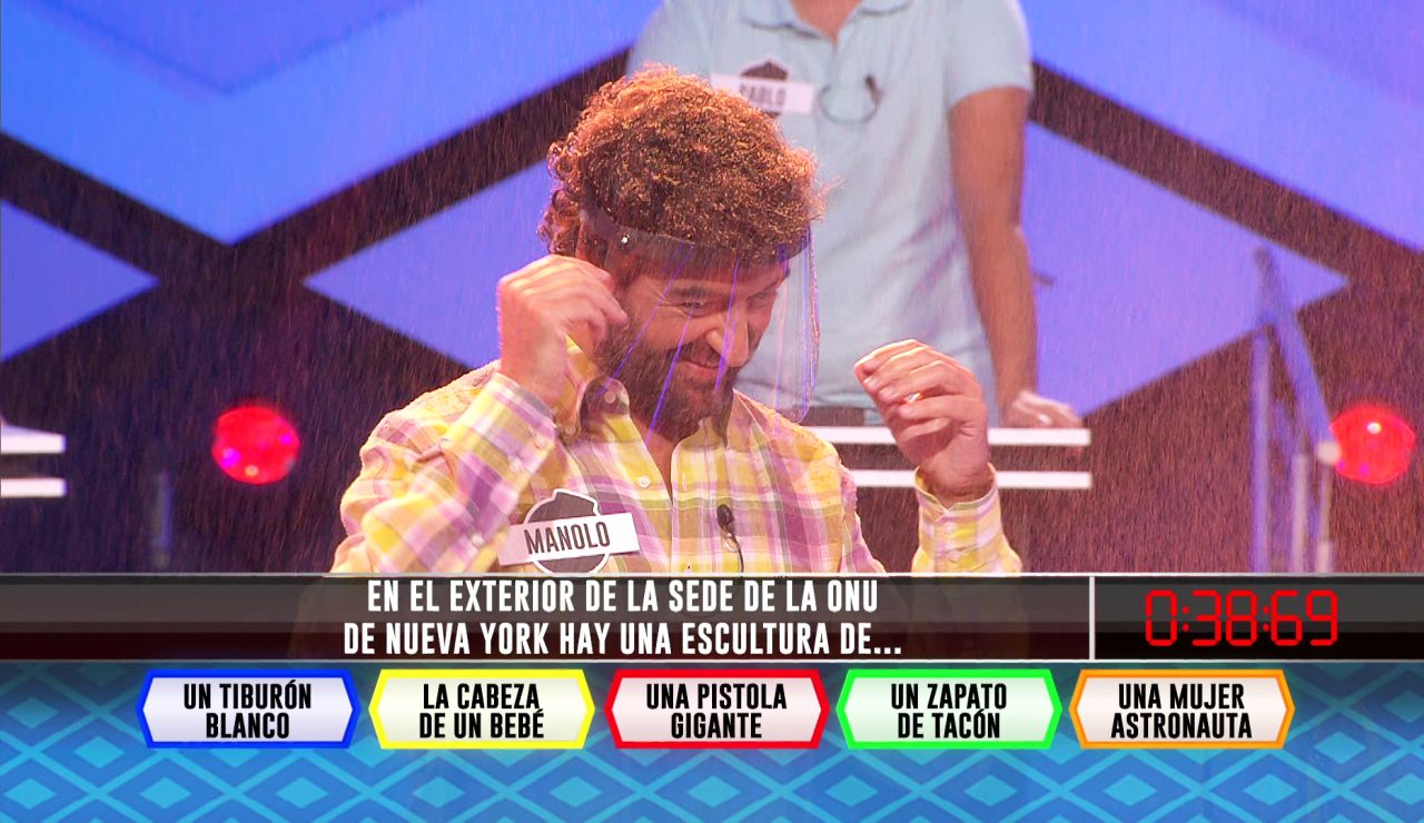 El equipo ‘Quattrocento’ se venga de Manolo, de ‘Los dispersos’, eliminándolo en ‘¡Boom!’ El equipo ‘Quattrocento’ se venga de Manolo, de ‘Los dispersos’, eliminándolo en ‘¡Boom!’