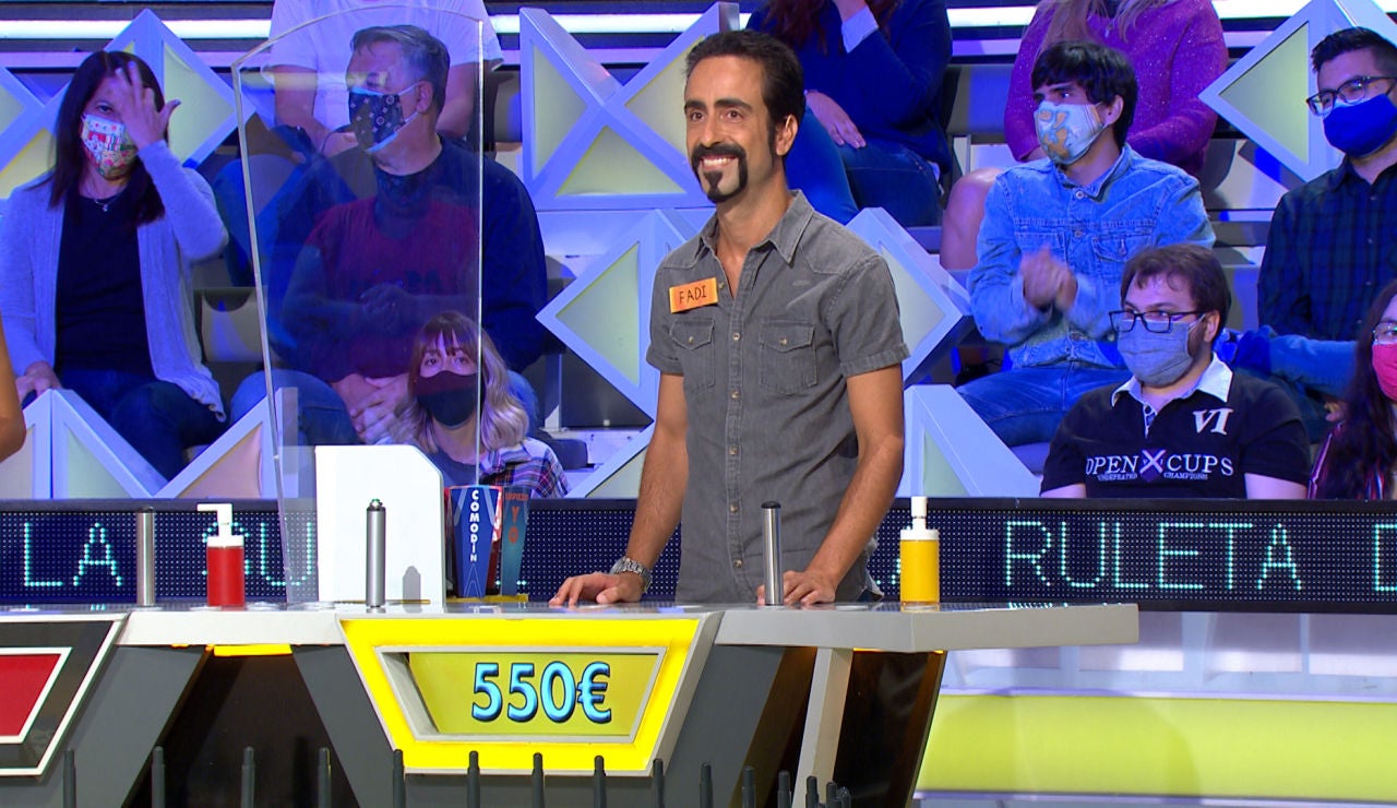 El desliz con el que Fadi pierde parte de su dinero en ‘La ruleta de la suerte’: “Eres una ONG” El desliz con el que Fadi pierde parte de su dinero en ‘La ruleta de la suerte’: “Eres una ONG”