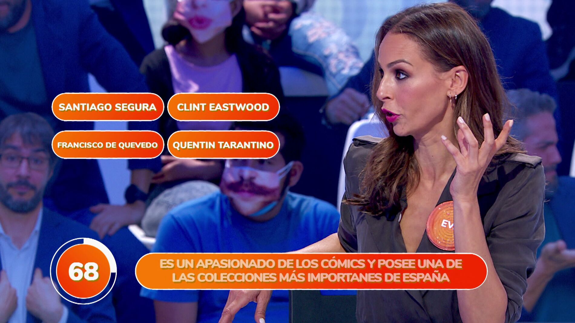 Antonio Orozco descoloca a Eva González en ‘Una de Cuatro’ 