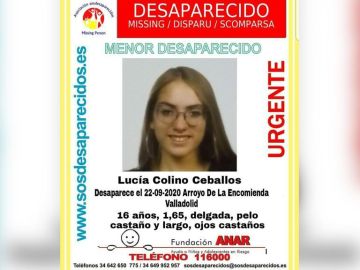 Joven desaparecida en Valladolid 