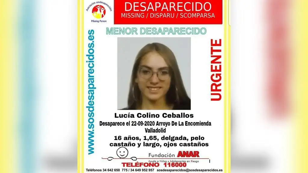 Joven desaparecida en Valladolid Joven desaparecida en Valladolid