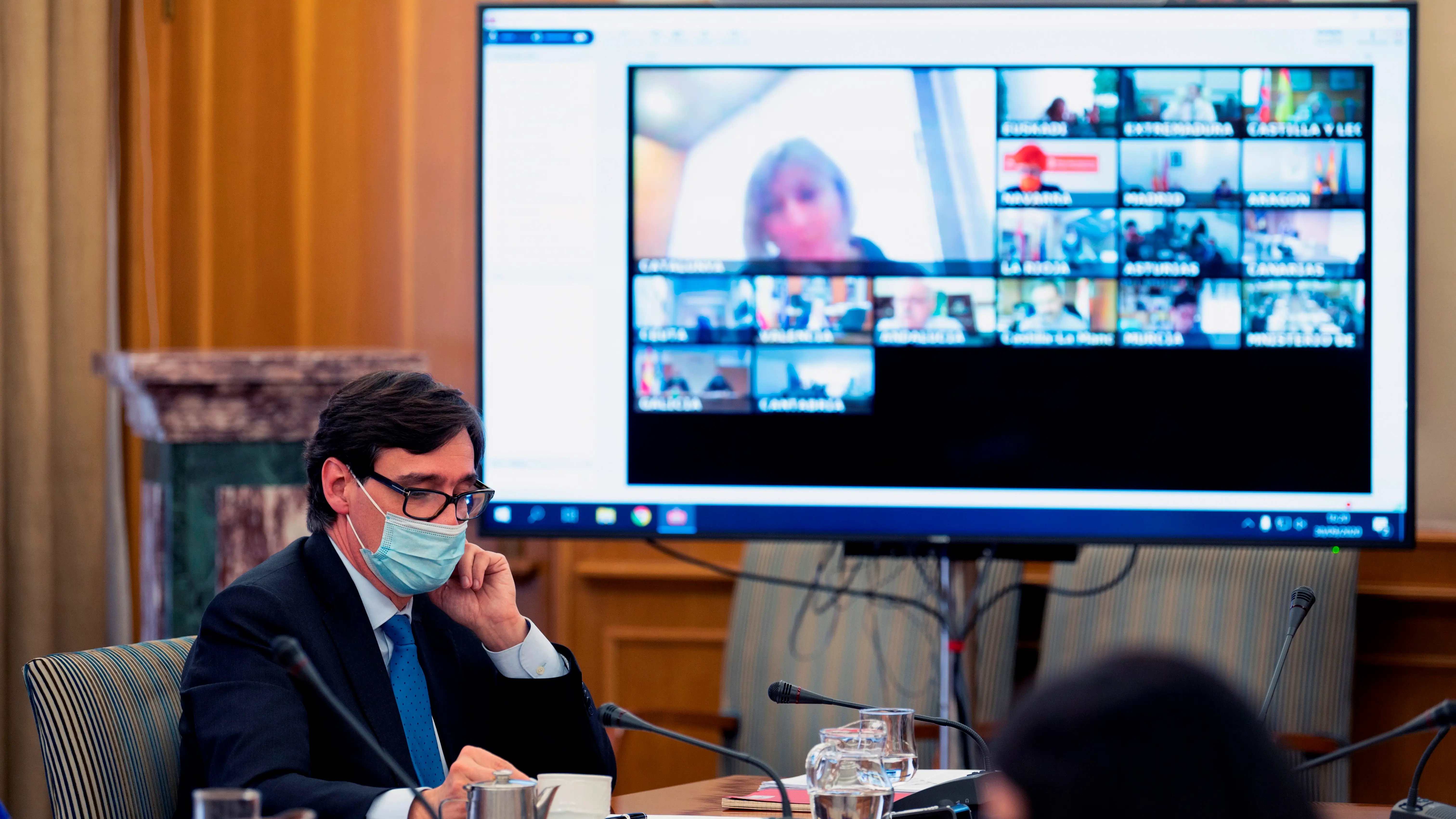 El ministro de Sanidad, Salvador Illa El ministro de Sanidad, Salvador Illa