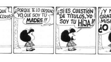Mafalda y su madre