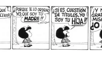 Mafalda y su madre Mafalda y su madre