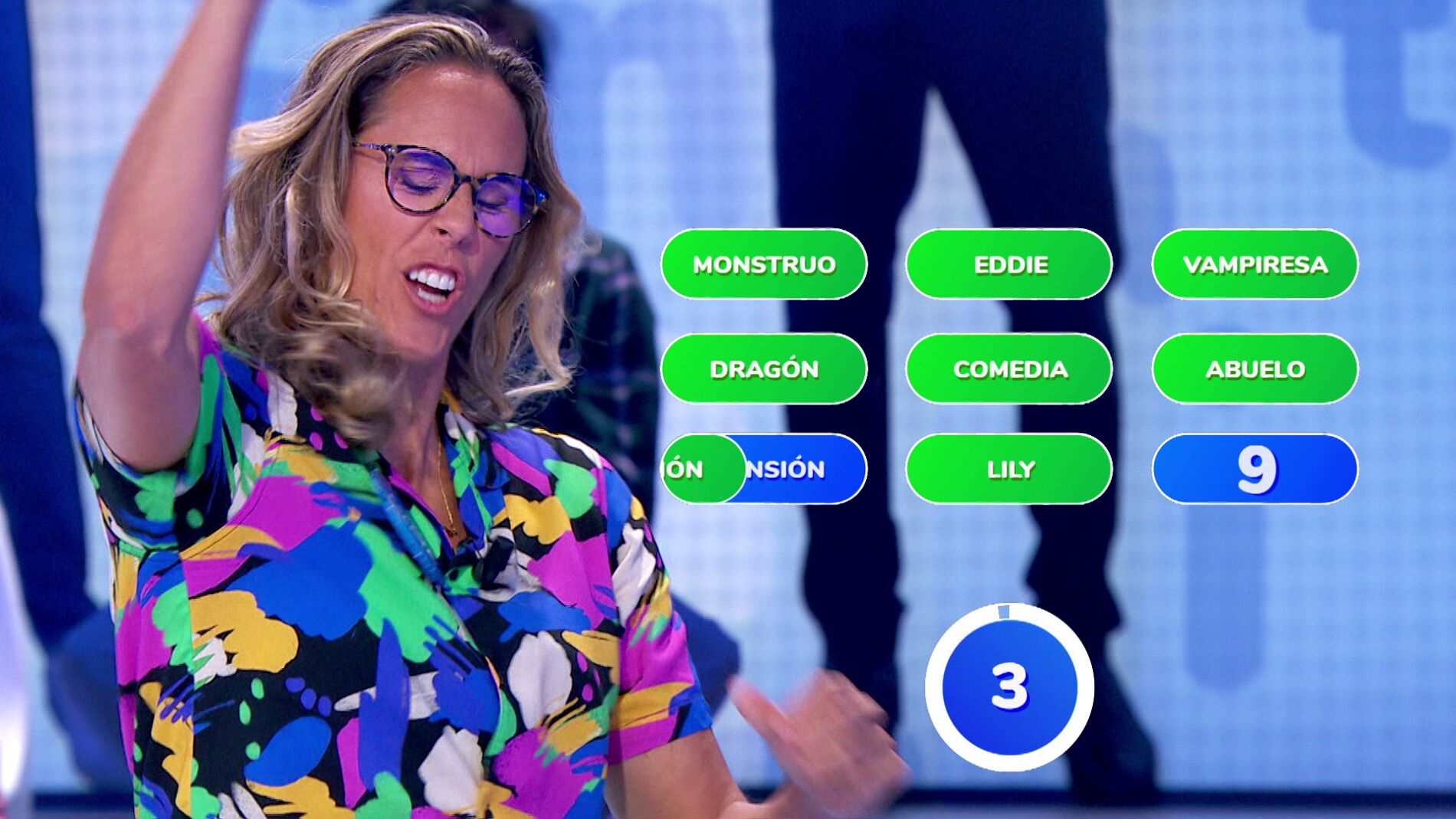 ¡Felicidad absoluta! Luis no puede contener la emoción con la impecable jugada de Amaya Valdemoro en ‘¿Dónde están? 