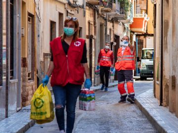 Voluntarios de Cruz Roja Responde