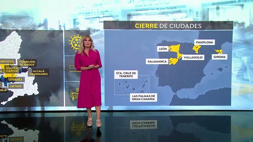 Las otras 9 grandes ciudades fuera de Madrid amenazadas por las nuevas restricciones para atajar el coronavirus. Las otras 9 grandes ciudades fuera de Madrid amenazadas por las nuevas restricciones para atajar el coronavirus.