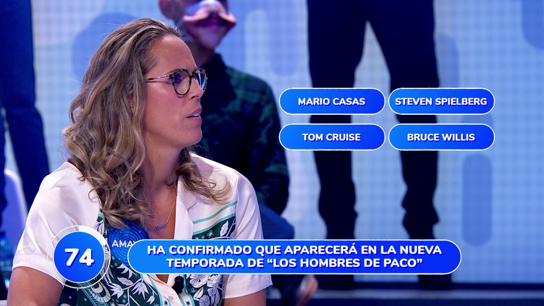 Cristina Pedroche, Alejandro Sanz y Mario Casas se lo ponen difícil al equipo azul en ‘Pasapalabra’ 