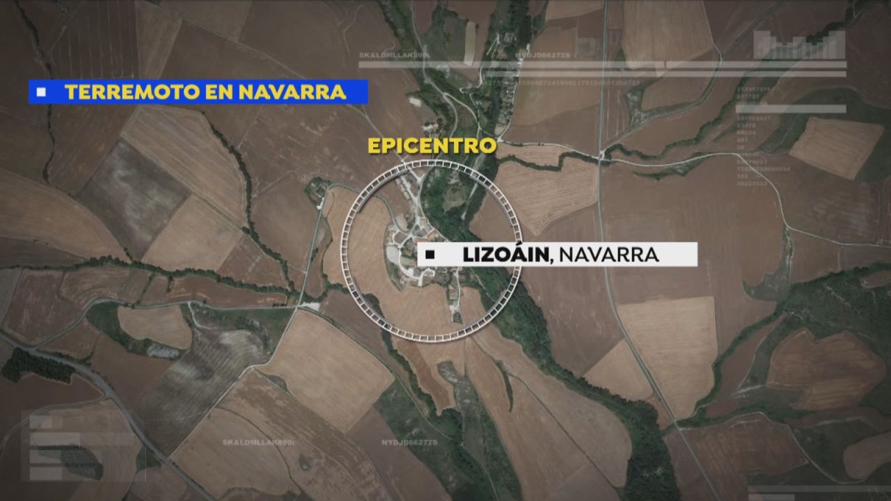 Un terremoto de 4,6 grados de magnitud sacude Navarra y alcanza otras comunidades del norte 