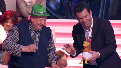 El ataque de risa de Arturo Valls en ‘¡Ahora caigo!’ por la nueva fuerza del Tirol… con pollo