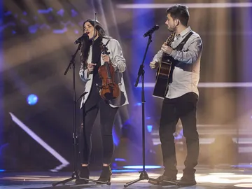 22 Dúo sorprende con una versión única de ‘More tan words’ en las Audiciones a ciegas de ‘La Voz’ 22 Dúo sorprende con una versión única de ‘More tan words’ en las Audiciones a ciegas de ‘La Voz’
