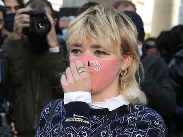 Maisie Williams en el desfile de Chloé en la Semana de la Moda de París Maisie Williams en el desfile de Chloé en la Semana de la Moda de París