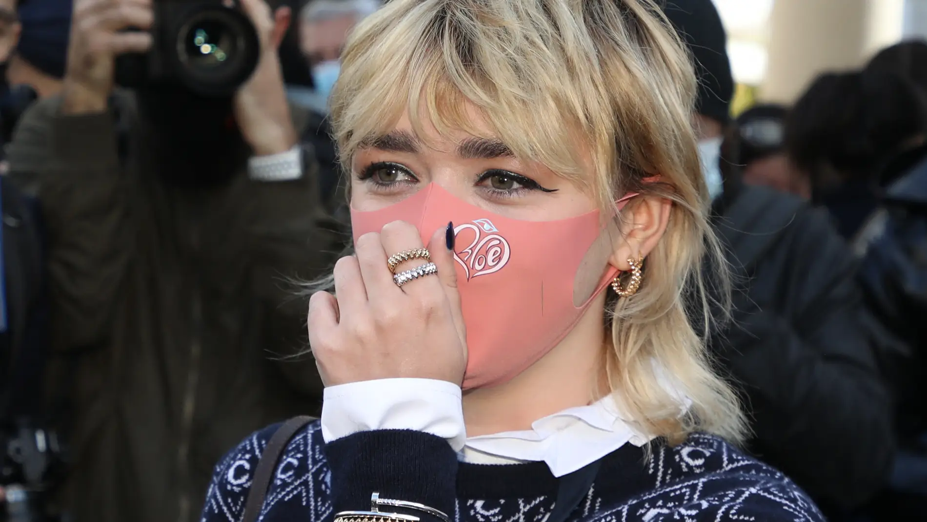 Maisie Williams en el desfile de Chloé en la Semana de la Moda de París