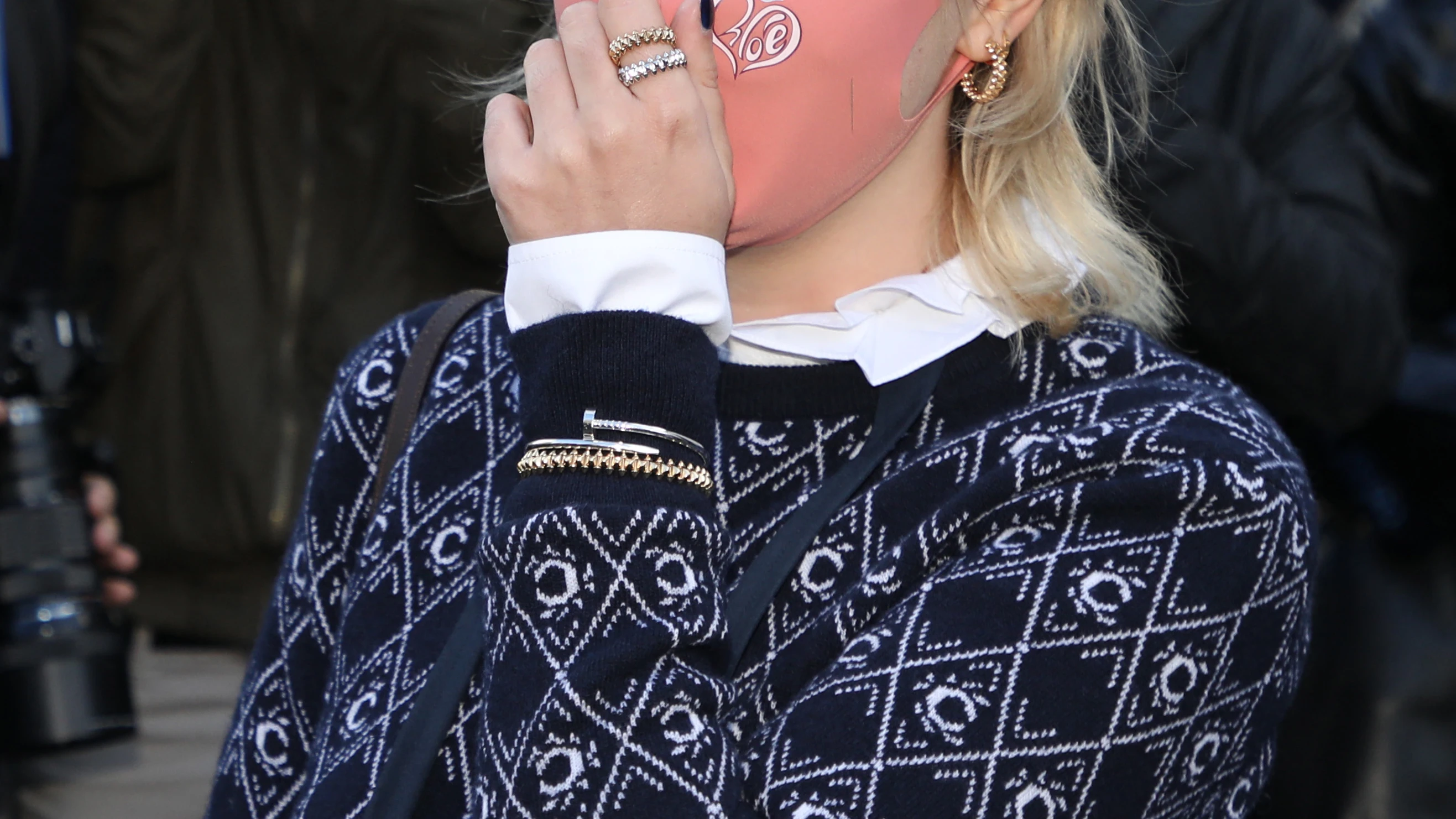 Maisie Williams en el desfile de Chloé en la Semana de la Moda de París Maisie Williams en el desfile de Chloé en la Semana de la Moda de París