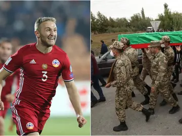 Varazdat Haroyan, capitán de la selección de Armenia, deja el fútbol a los 28 años para ir a la guerra Varazdat Haroyan, capitán de la selección de Armenia, deja el fútbol a los 28 años para ir a la guerra