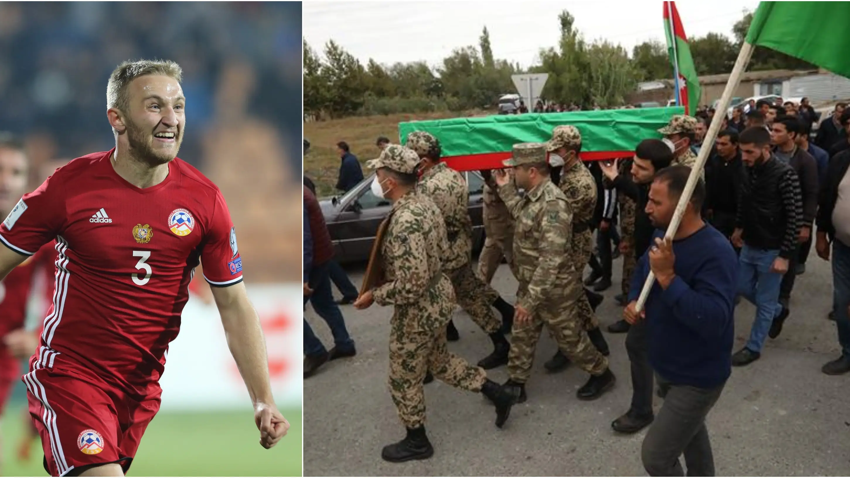 Varazdat Haroyan, capit&aacute;n de la selecci&oacute;n de Armenia, deja el f&uacute;tbol a los 28 a&ntilde;os para ir a la guerra