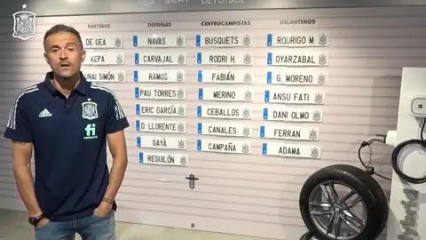 Convocatoria de España en la Nations League: La lista de Luis Enrique para Portugal, Suiza y Ucrania Convocatoria de España en la Nations League: La lista de Luis Enrique para Portugal, Suiza y Ucrania