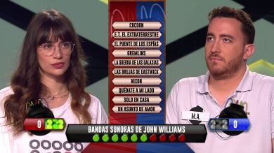 ¡Qué tensión! Fase táctica de lo más reñida entre María, de los ‘Wooders’ y M. A., de ‘Los dispersos’, con desempate