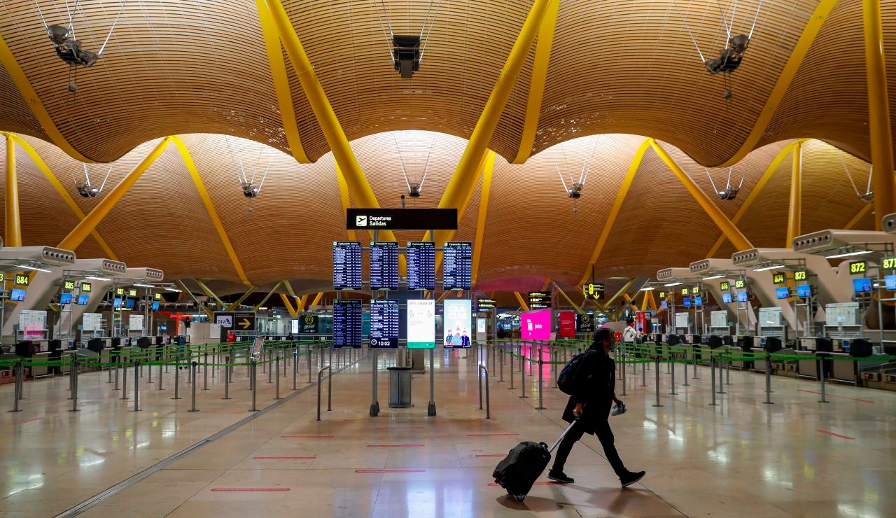 La terminal T4 del aeropuerto de Barajas en Madrid