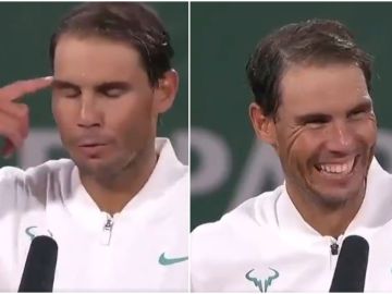 El curioso bloqueo de Rafa Nadal hablando francés ante los micros de Roland Garros: "Hoy no estoy inspirado"