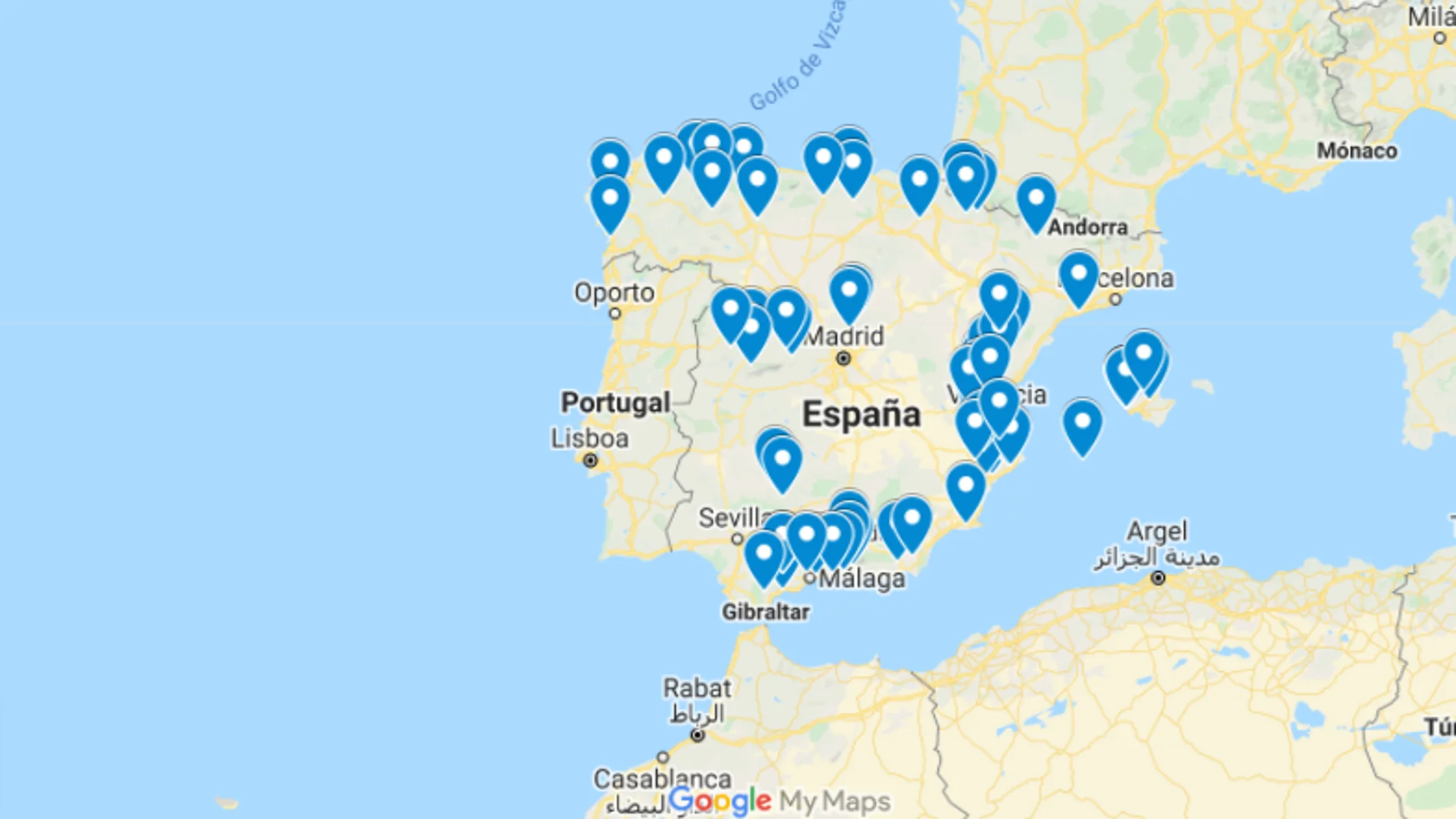 Mapa Puntos Peligrosos Motos - Antena 3 Noticias Mapa Puntos Peligrosos Motos - Antena 3 Noticias